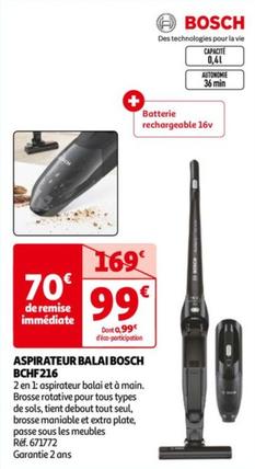 Bosch - Aspirateur Balai Bchf216