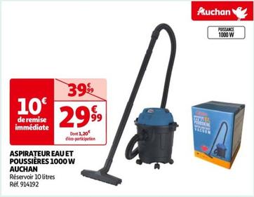 Auchan - Aspirateur Eau Et Poussières 1000 W