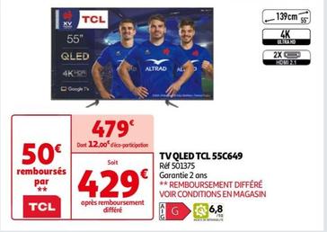 TCL - Tv Qled 55c649