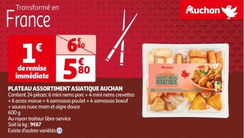 Auchan - Plateau Assortiment Asiatique