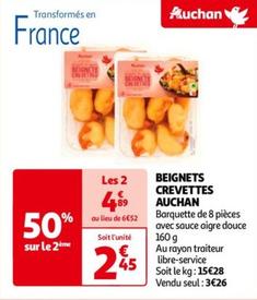 Auchan - Beignets Crevettes