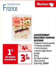 Auchan - Assortiment Bouchées Vapeur