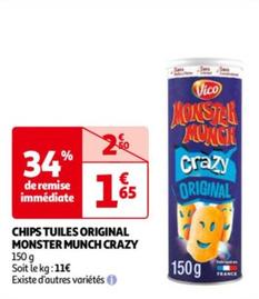 Vico - Crazy Chips Tuiles Original Monster Munch