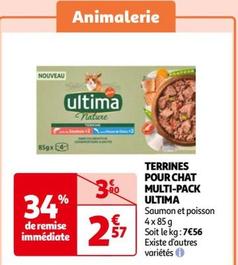 ultima - terrines pour chat multi-pack