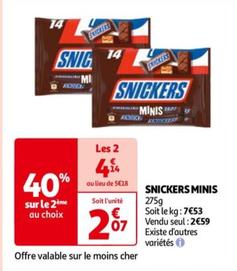 snickers - minis