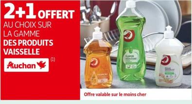 Auchan - Sur La Gamme Des Produits Vaisselle