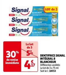 Signal - Dentifrice Intégral 8 Blancheur