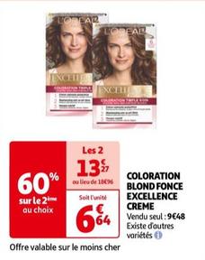 L'oréal - Coloration Blond Fonce Excellence Creme