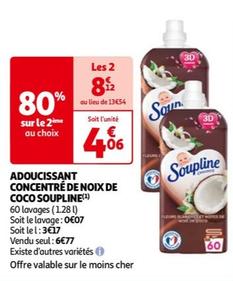 Soupline - Adoucissant Concentre De Noix De Coco