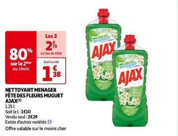 Ajax - Nettoyant Menager Fête Des Fleurs Muguet