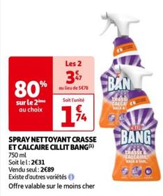 Bang - Spray Nettoyant Crasse Et Calcaire Cillit