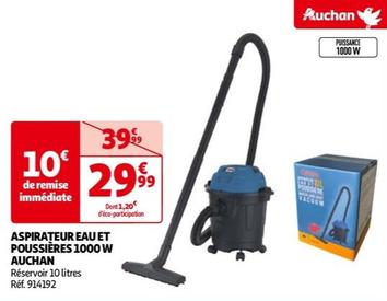 Auchan - Aspirateur Eau Et Poussières 1000 W