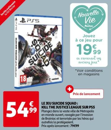 Auchan - Le Jeu Suicide Squad: Kill The Justice League Sur Ps5