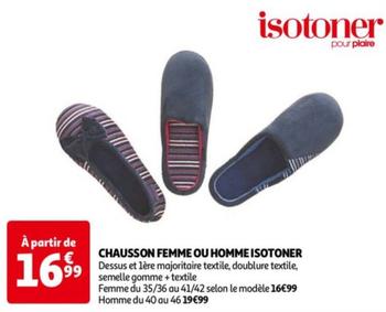 Isotoner - Chausson Femme Ou Homme