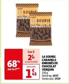 Verquin - La Souris Caramels Enrobés De Chocolat