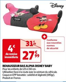 Disney - Rehausseur Bas Alpha