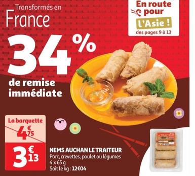 Auchan - Nems Le Traiteur