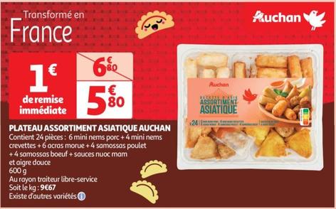 Auchan - Plateau Assortiment Asiatique
