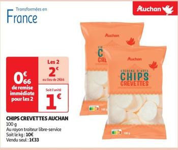 Auchan - Chips Crevettes