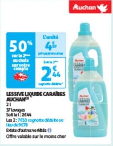 Auchan - Lessive Liquide Caraibes