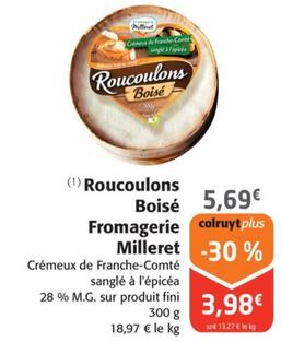 fromagerie milleret - roucoulons boisé