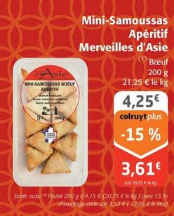 Merveilles D'asie - Mini-samoussas Apéritif