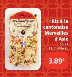 Merveilles D'asie - Riz À La Cantonaise