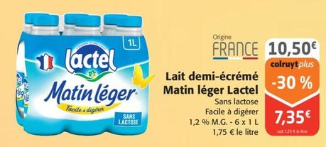 Lactel - Lait Demi-écrémé Matin Léger