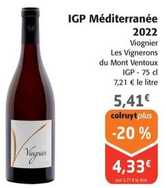 Viognier - IGP Mediterranee 2022