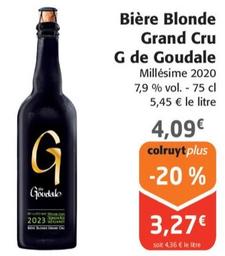 G De Goudale - Biere Blonde Grand Cru