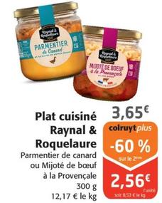 Raynal & Roquelaure - Plat Cuisiné