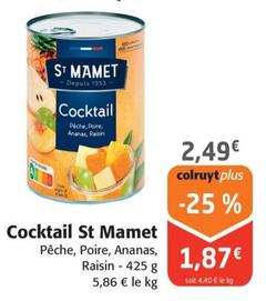 St Mamet - Cocktail