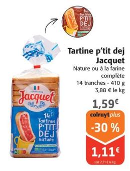 Jacquet - Tartine P'tit Dej