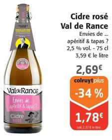 Val de Rance - Cidre Rose