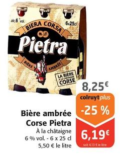 Pietra - Biere Ambree Corse