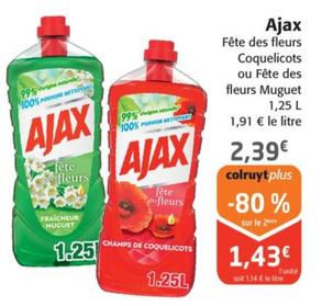 Ajax - Promo Fête Des Fleurs : Coquelicots Ou Muguet, Découvrez Nos Nouvelles Fragrances Printanières !
