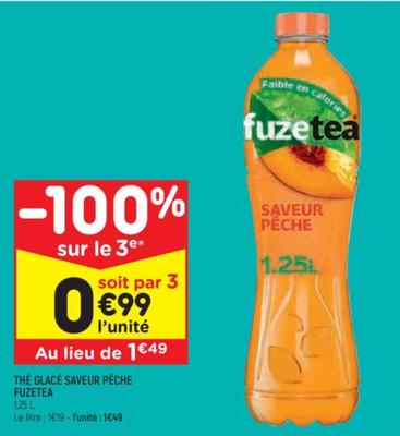 Fuzetea - Thé Glacé Saveur Pêche