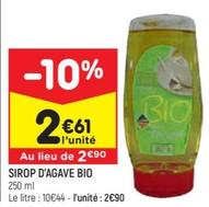 Leader Price - Sirop D'agave Bio