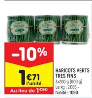 Leader Price - Haricots Verts Tres Fins