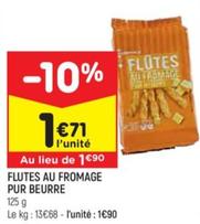 leader price - flutes au fromage pur beurre