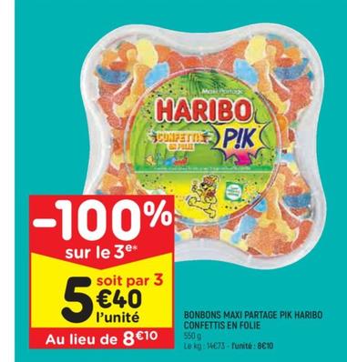 Haribo - Bonbons Maxi Partage Pik