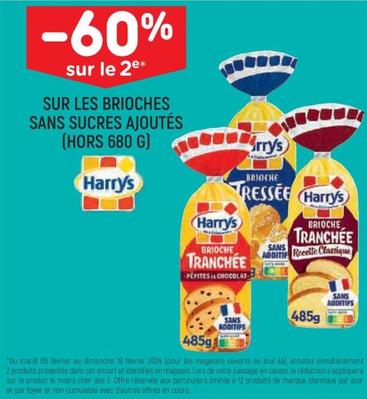 Harry's - Sur Les Brioches Sans Sucres Ajoutes