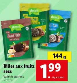 Billes Aux Fruits Secs