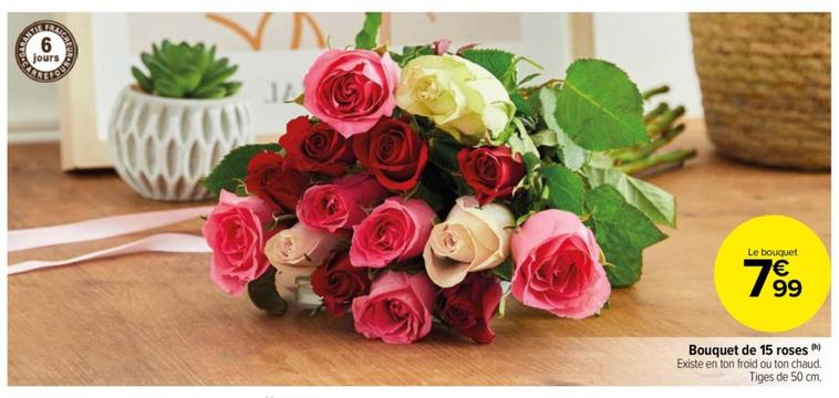 Bouquet De 15 Roses