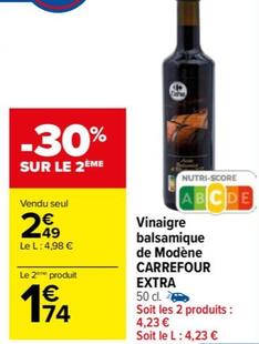 Carrefour - Vinaigre Balsamique De Modène Extra