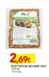 Taifun - Filet Tofu Ail Des Ours 1 offre à 2,69€ sur NaturéO