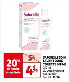 saforelle - soin lavant doux toilette intime