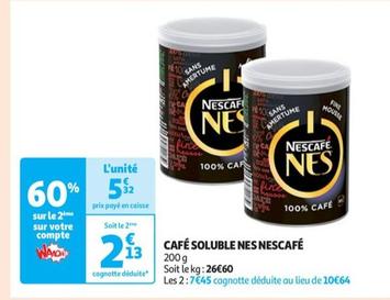 nescafé - café soluble nes