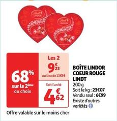 Lindt - Boite Coeur Rouge
