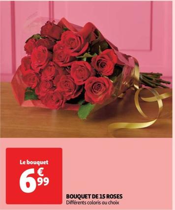 Bouquet De 15 Roses